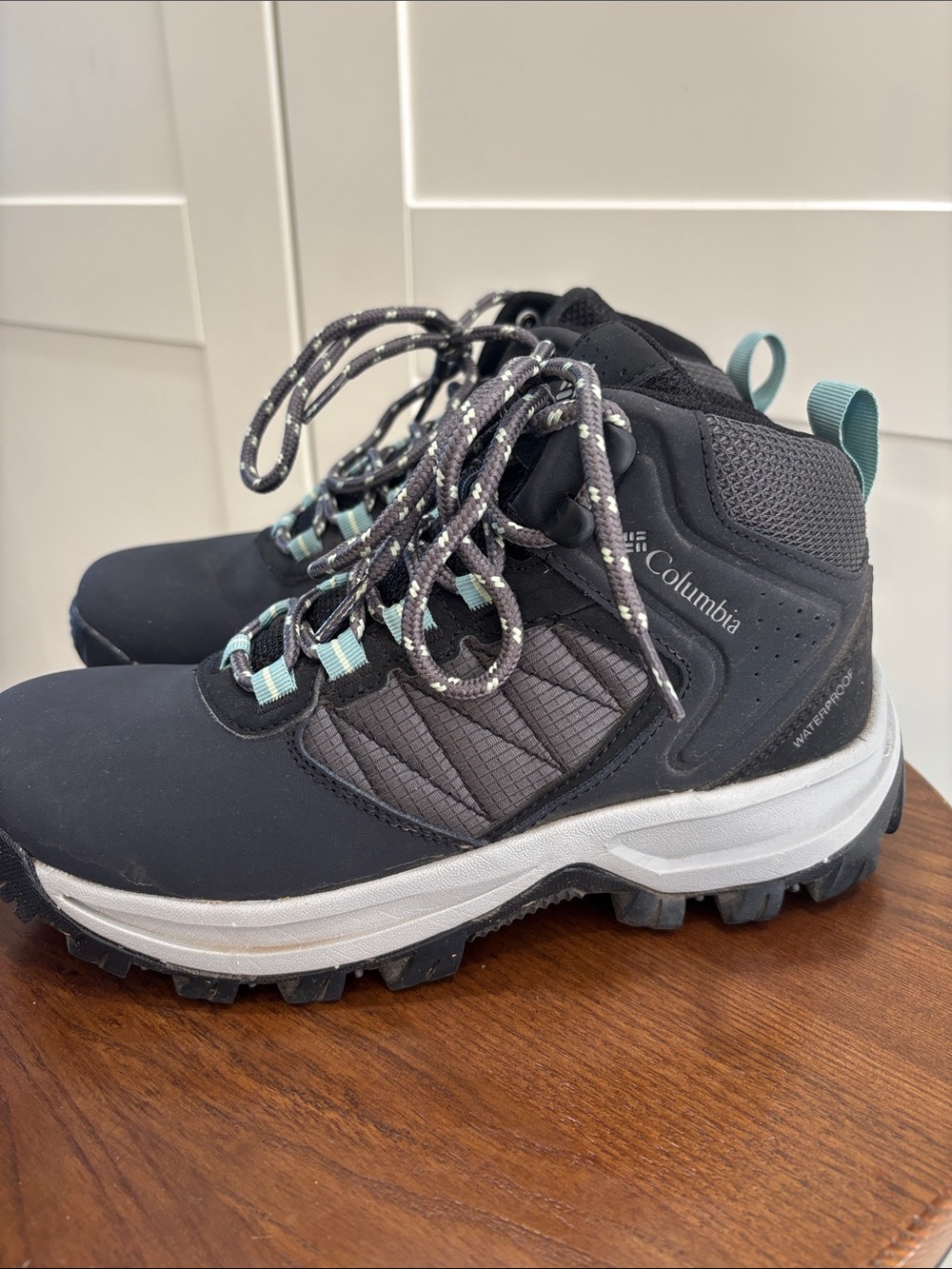 Columbia Women’s Waterproof Black & Gray Hiking Boots